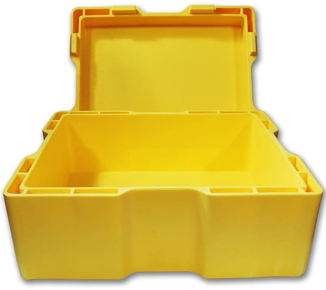 빈 캐나다 몬스터 박스 - 28.3g(1온스) 은화 500개에 적합 (포함되지 않음) 프리미엄 보관 옐로우 수집가를 위한 솔루션 280861, 빈 캐나다 몬스터 박스 - 28.3g(1온스) 은화 5