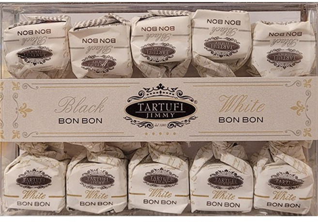 TARTUFI JIMMY 타르투피지미 화이트 앤 블랙 봉봉 초콜릿 70g (원산지 : 이탈리아), 1개