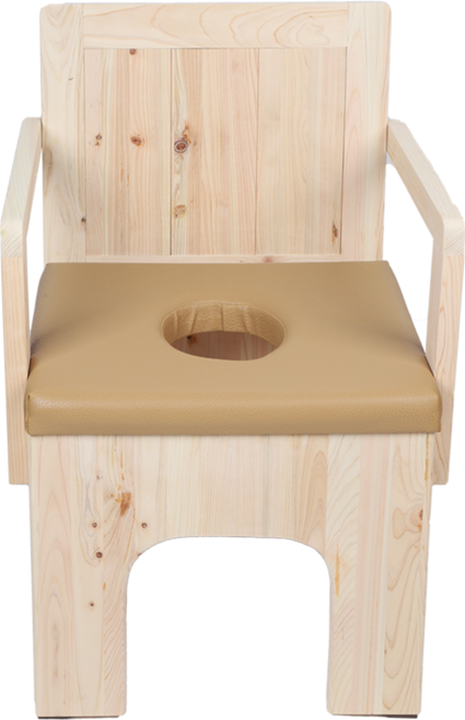 [하트한방좌훈] 편백나무 등받이쿠션 좌훈의자, 1개