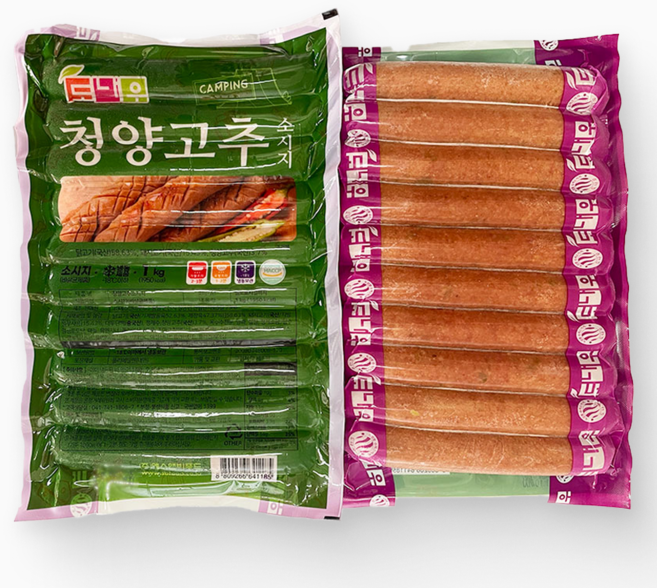 도나우 청양고추소시지, 1kg, 1개
