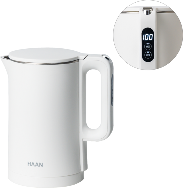 한경희생활과학 무선 스마트 보온 전기포트 주전자, HEP-2010TW