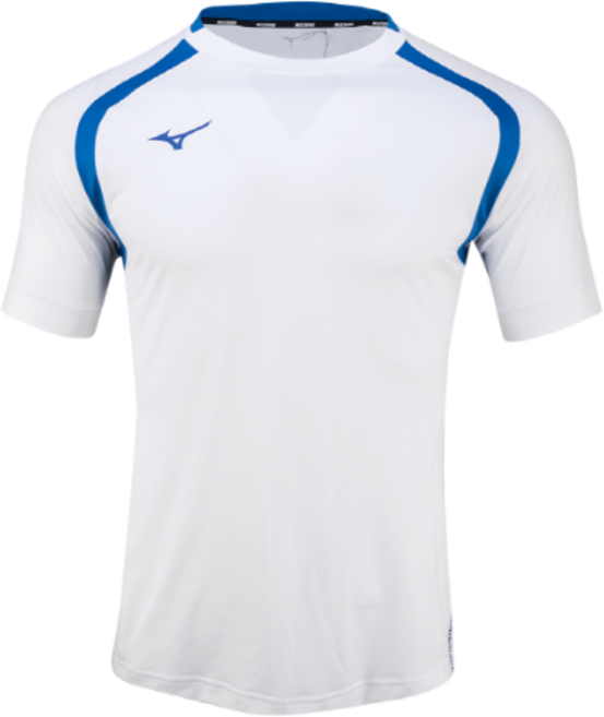 미즈노 반팔티 헬스복 운동복 풋볼 저지 SS 5 흰파