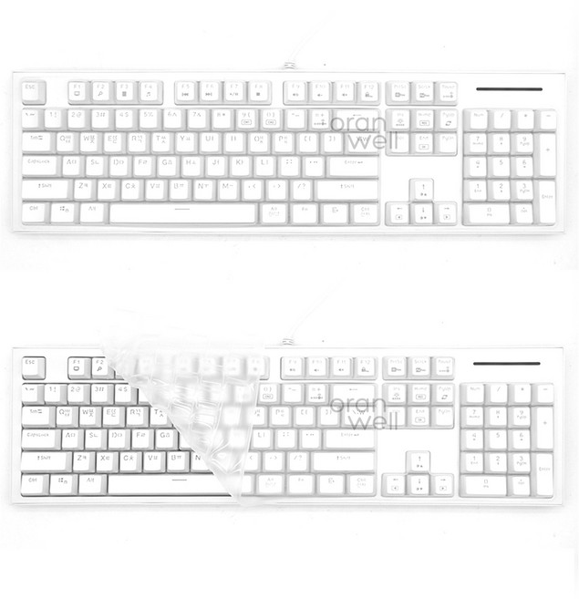 오랜웰 COX CK01시리즈 풀배열 키보드덮개/커버/키스킨(50), 1개