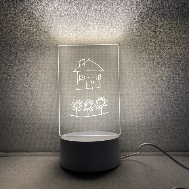 모더린 LED 아크릴 그리는 무드등 만들기, 세로 직사각형