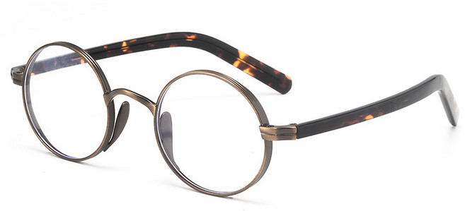 티타늄안경테 경량 가벼운 알작은 원형 안경테 H17