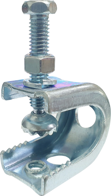 국산 H빔클램프 C형 악어이빨 3/8 삼부 중형, 1개