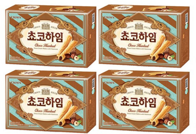 크라운 초코하임, 142g, 4개