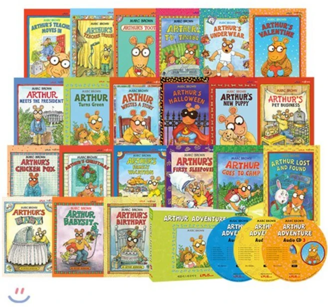 [아서 어드벤처 세이펜 버전] Arthur Adventure 21종 (Book & MP3 CD) (세이펜 미포함), Little Brown and Company - 쿠팡