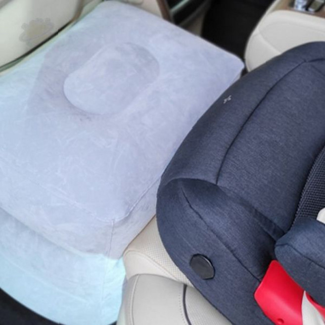 차량 뒷좌석 어린이 카시트 하단 다리 받침 쿠션 장거리 이동 편안한 자세 유지, 1개, 에어발쿠션