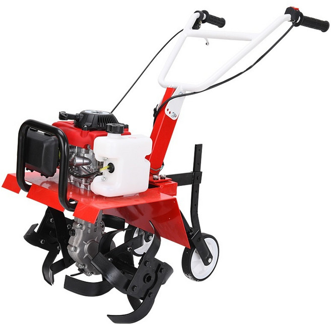 야마하 소형 관리기 밭갈이기계 경운기 미니 경운기 농업용 경운기 로터리 엔진 농사용관리기, 스탠다드 풀림+제초+쟁기폭 43cm, 1세트