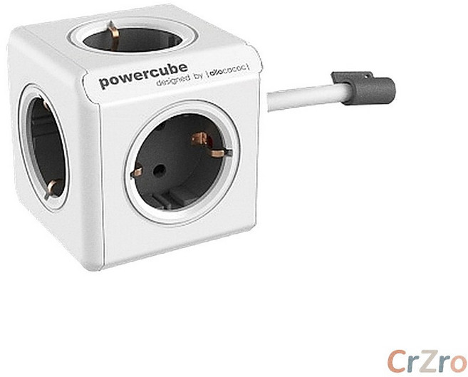 파워큐브 멀티탭 익스텐디드 화이트 콘센트 연장선 전원 케이블 데스크 정리 1개입