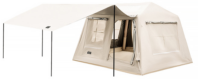 초대형 에어텐트 풀옵션 거실형 대형텐트 글램핑 캠핑텐트 사계절텐트 텐트 캠핑 그늘막, 세트4