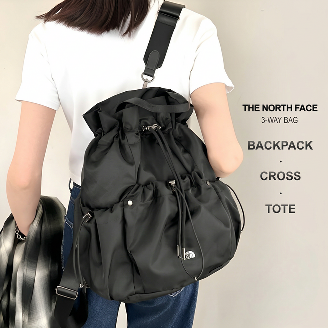 노스페이스 가방 보니 팩 미디움 3way 미니 COCOBLANK키링증정