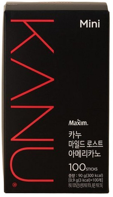 맥심 카누 마일드 로스트 아메리카노 미니 100입 (N4), 1개, 100개입, 900mg