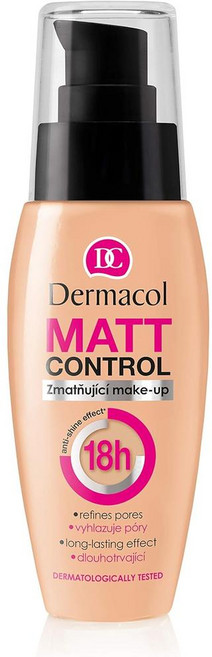 Dermacol 더마콜 매티파잉 메이크업 03-매트 컨트롤 18H 30ml x2개, 1개