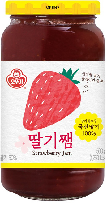 오뚜기 딸기쨈, 500g, 1개