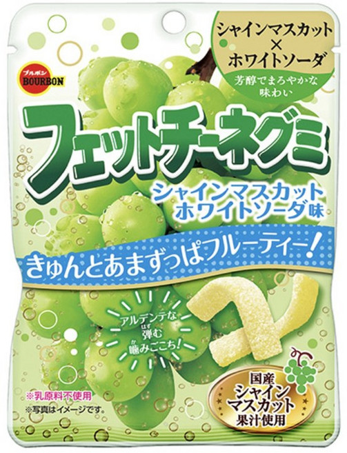 부르봉 페투치니 샤인머스켓 화이트 소다향, 4개, 47g