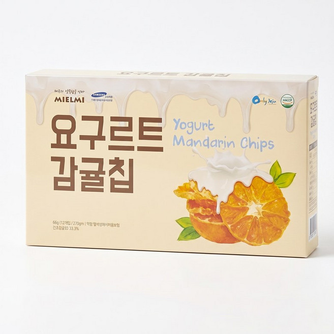 제주 요구르트 감귤칩 건조과일 과일칩 제주도 여행선물 기념품, 1개