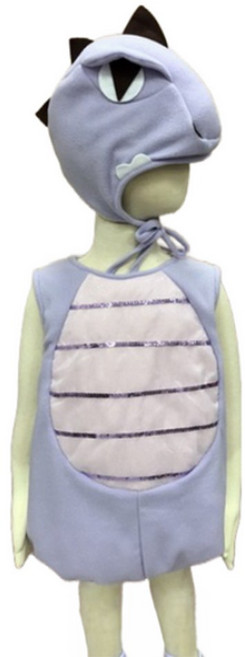 台灣製 兒童澎澎恐龍裝, 淺紫色, 1個