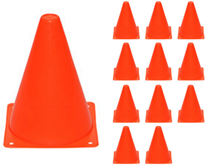 폴리타 미니 칼라콘, 오렌지, 12개