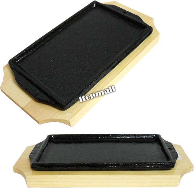 맥 신형사각 장어 구이용 철판 1호 2호 3호 장어판 콘치즈 스테이크 구이 조리 요리 식당 가정 용, ( 1호 ), 1개