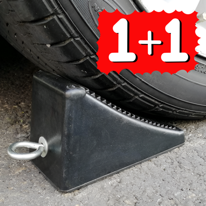 강력 고임목 경사로 주차 미끄럼방지 받침목 1+1, 2개