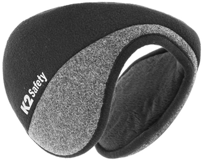 K2 Safety 듀얼 방한 귀마개, 블랙, 1개