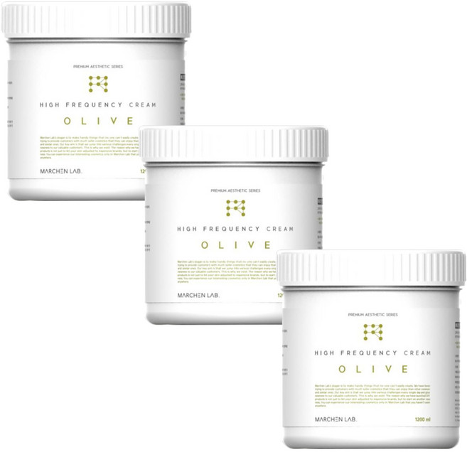 메르헨랩 올리브 고주파크림, 1.2L, 3개