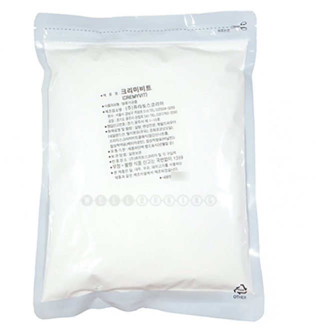 웰베이킹 크리미비트 (커스타드믹스) 소분, 1개, 200g