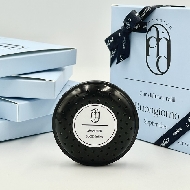 아망디에 차량용 방향제 리필 (아쿠아디파르마 차량용 방향제 호환 가능), 루체 디 콜로니아, 1개