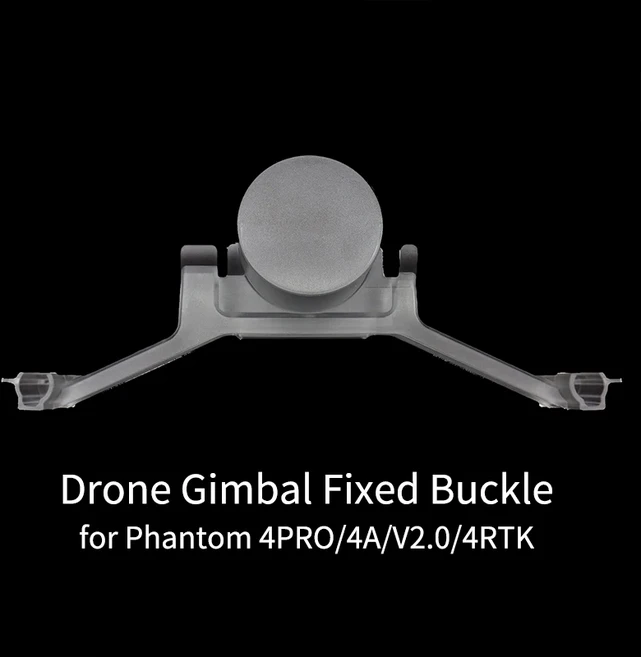 팬텀 4 Pro/4A/V2.0/RTK 드론 짐벌 안정기 잠금 장치 부품 보호대 버클 고정 클립 카메라 커버 홀더, 01 gimbal protector, 1개