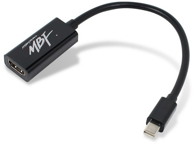 엠비에프 MINI DisplayPort to HDMI 컨버터 MBF-MDP19, 1개