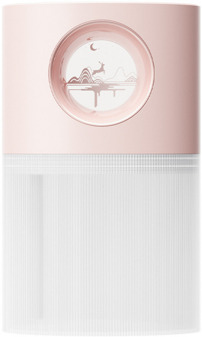 가습기 가정용 침대 머리맡 분위기 화려한 야광등 수분 안개화 에어컨 방 습도 조절 안개화기, 핑크, 하나