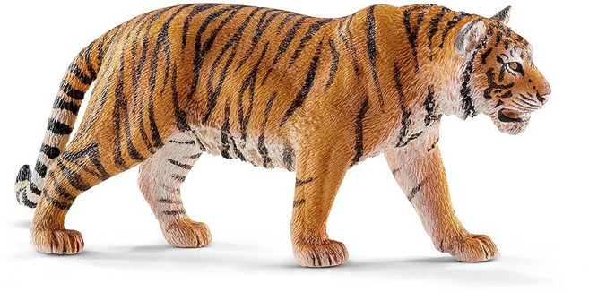 정품++ Schleich 슐라이히 와일드 라이프 동물 조각상 만 3- 및 호랑이, Siberian Tiger
