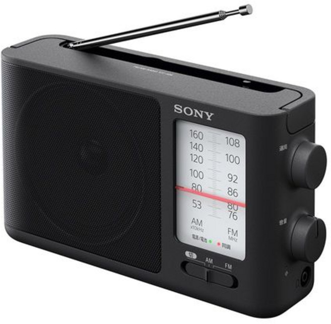 소니 휴대용 라디오 ICF-506 : FMAM와이드 FM 대응 블랙 ICF-506 C, 싱글 상품