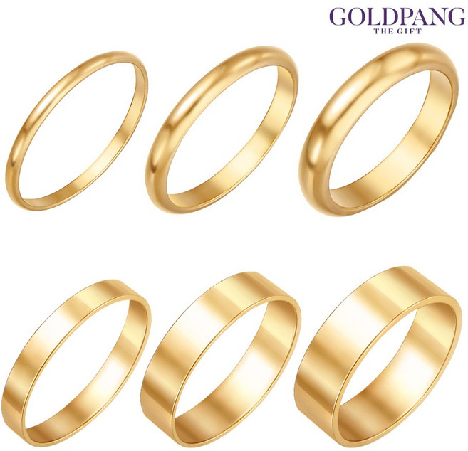 골드팡 14k 엥게이지 1푼 반지(당일도착) 열손가락 실반지 마디 레이어드 가드링 우정템 열송이 베이직 민자 여자 선물추천