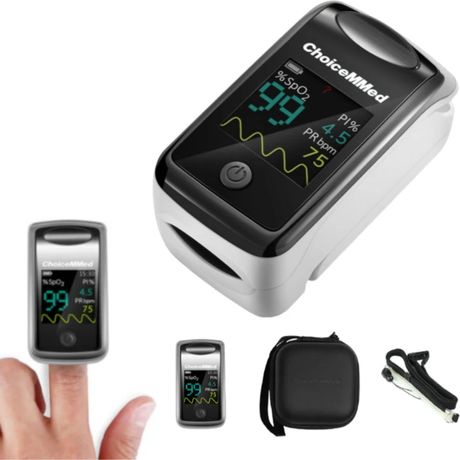 고급형 의료용 산소포화도 측정기 펄스 옥시미터 맥박 SPO2기계 휴대용 가정용 병원용 검진용 진찰용 초이스메드 CI216 의료기기, 1개, 1세트 - 쿠팡