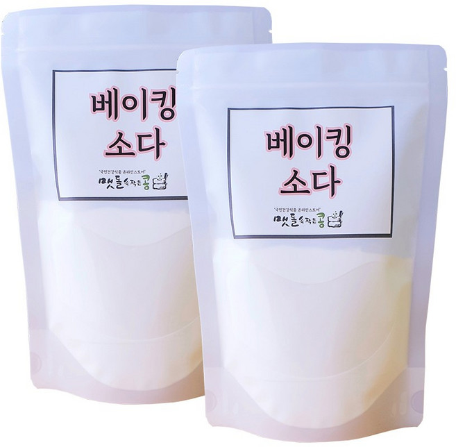 식용 베이킹소다, 1kg, 2개