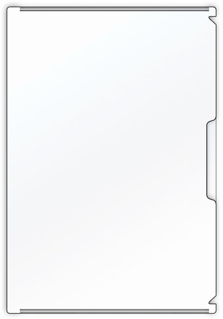 아인텍 포켓홀더 (ㄷ자 홀더) A4사이즈 문서정리 오피스용품_A9269, 1개, [A9269]포켓홀더 (10매)