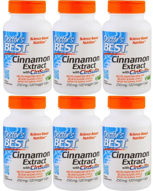 닥터스베스트 시나몬 계피 추출물 신술린 250mg, 120정, 6개 - 쿠팡