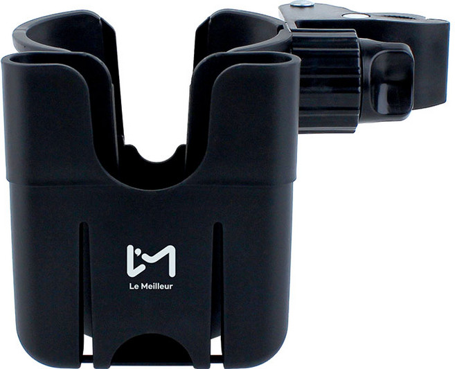 올인원 핸드폰 컵홀더 유모차 거치대, 컵홀더 블랙(측면형)2개