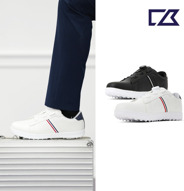 커터앤벅 남성 라인웨빙 다이얼 골프화 - CBM3AGS385