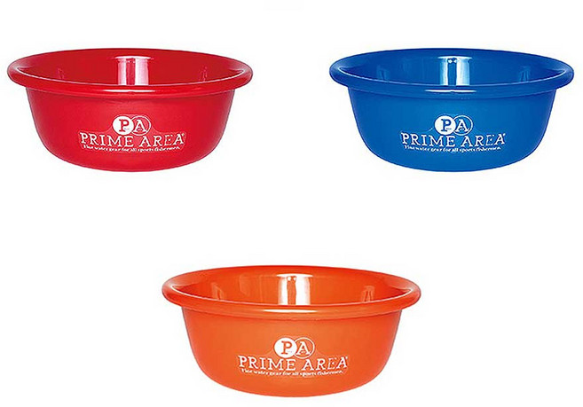 MARUKYU FEEDING BOWL 마루큐 민물 떡밥 그릇 PA-03 3가지 색상 25x9.5 중량 124g, 1개, 오렌지