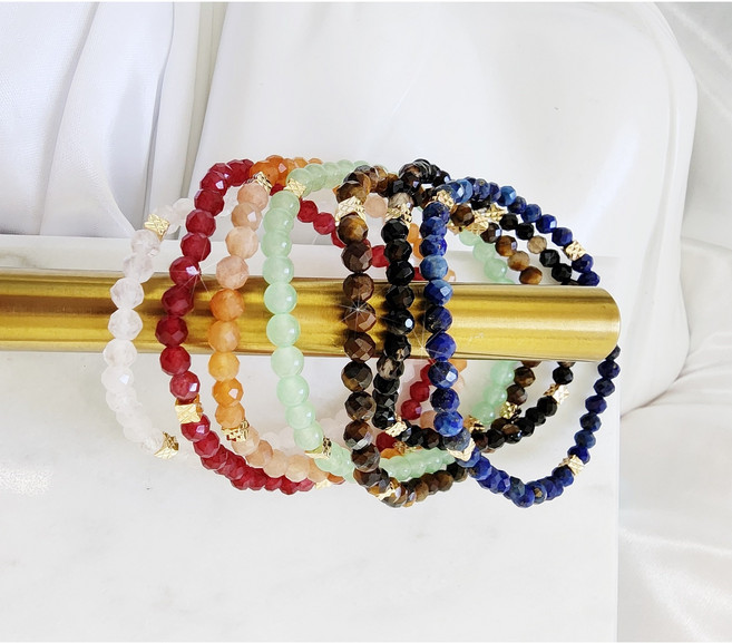 라리마주 오행팔찌 목화토금수 천연원석팔찌 남녀노소 긍정 에너지 파워스톤 행운팔찌 재물운팔찌 14K 18K 리얼골드필드 커플 의미있는 선물추천