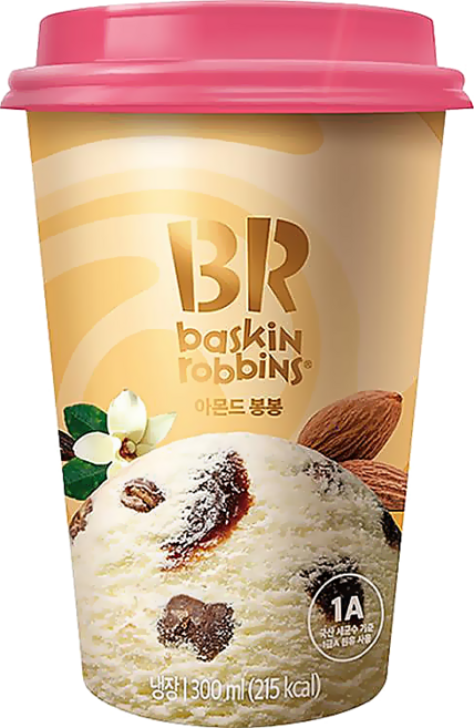 배스킨라빈스 아몬드봉봉, 8개, 300ml