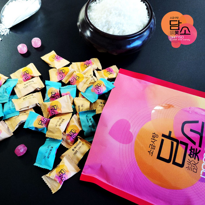 농협 미네랄과 복분자를 품은 단짠 담소 소금사탕, 1개, 250g