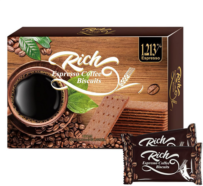 리치 에스프레소 커피 비스킷, 1개, 350g