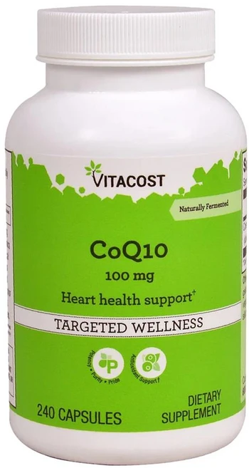 비타코스트 코큐텐 100mg Vitacost CoQ10 100 mg 240정, 1개 - 쿠팡