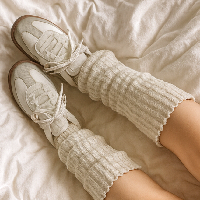 아리스튜디오 레그워머 양말 종아리커버 발토시 니삭스 / 3color