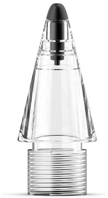 서플라이코 애플펜슬 전용 S펜촉 무소음 펜촉, 1개, HB펜촉 교환형(클리어)